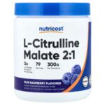 Nutricost, L-Citrulline Malate 2:1, Blue Raspberry, 10.7 oz (300 g)