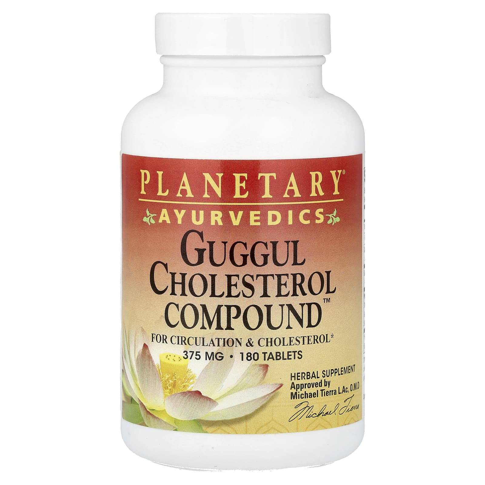 2eb45d1411e4637d Planetary Herbals, Ayurvedics, Guggul Cholesterol Compound™, 180 Tablets - Image 1