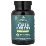 Ancient Nutrition, Organic Super Greens, Energizer, 90 Tablets