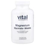 Vital Nutrients, Magnesium Glycinate + Malate, 200 Vegan Capsules (120 mg per Capsule)