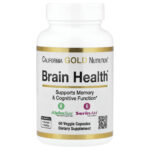 California Gold Nutrition, Brain Health with Alpha-Glycerophosphorylcholine, Calcium, Phosphorus and Phosphatidylserine, 60 Veggie Capsules
