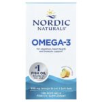 Nordic Naturals, Omega-3, Lemon, 180 Soft Gels (345 mg per Soft Gel)