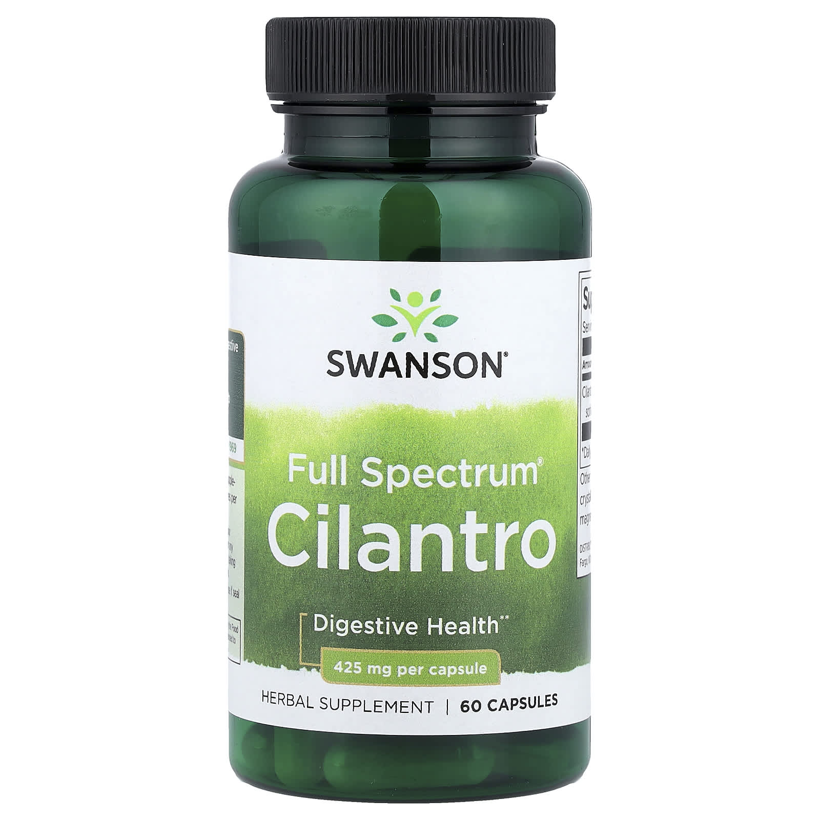312bb5fbe8ce6941 Swanson Vitamins, Full Spectrum® Cilantro, 425 mg, 60 Capsules - Image 1