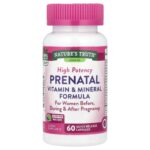 Nature's Truth, High Potency Prenatal Vitamin & Mineral Formula, 60 Quick Release Capsules