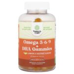 Nature's Craft, Omega 3-6-9 + DHA Gummies, Lemon & Orange, 120 Gummies
