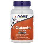 NOW Foods, L-Glutamine, 500 mg, 120 Veg Capsules