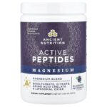 Ancient Nutrition, Active Peptides, Magnesium, Blueberry Peppermint, 4.83 oz (137 g)