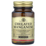 Solgar, Chelated Manganese, 100 Tablets (8 mg per Tablet)