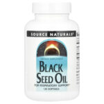 Source Naturals, Black Seed Oil, 120 Softgels (500 mg per Softgel)