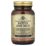 Solgar, Biotin, 1,000 mcg, 250 Vegetable Capsules