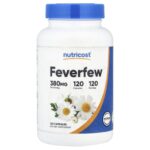 Nutricost, Feverfew, 380 mg, 120 Capsules