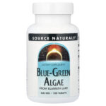 Source Naturals, Blue-Green Algae, 500 mg, 100 Tablets