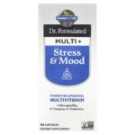 Garden of Life, Dr. Formulated Multi+, Stress & Mood, 60 Capsules
