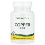 NaturesPlus, Copper, 3 mg, 90 Tablets