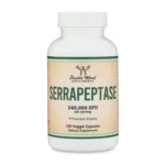 Double Wood Supplements, Serrapeptase, 120 Capsules (120,000 SPU per Capsule)