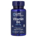 Life Extension, Vitamin B6, 100 mg, 90 Vegetarian Capsules