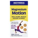 Enzymedica, Magnesium Motion, 120 Capsules (40 mg per Capsule)