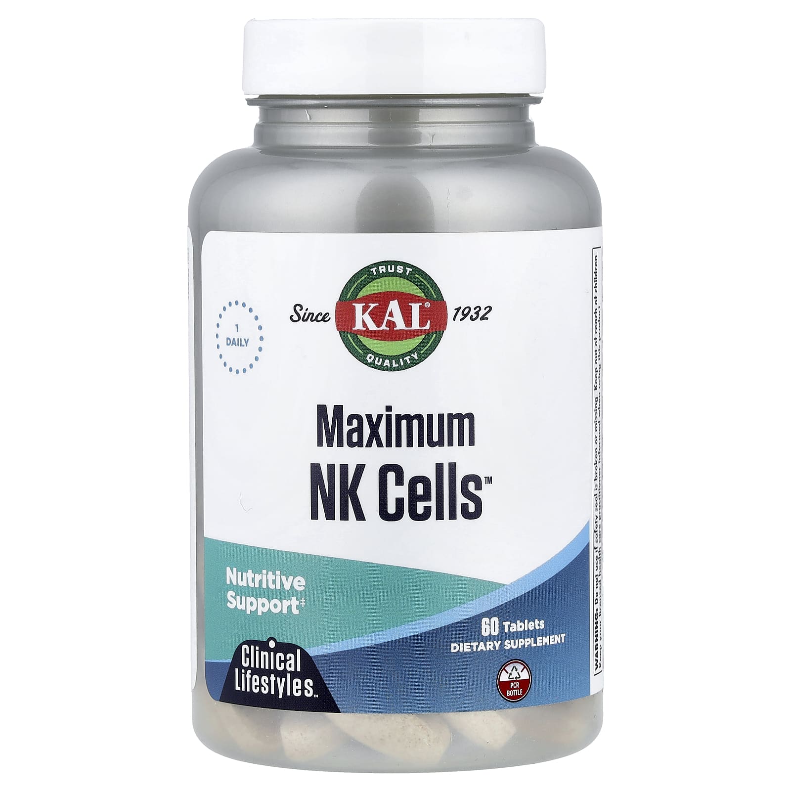 3ddb23b80454f73e KAL, Maximum NK Cells™, 60 Tablets - Image 1