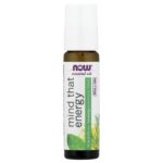 NOW Foods, Essential Oils, Mind That Energy Roll-On, 1/3 fl oz (10 ml)