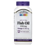 21st Century, Fish Oil, 1,200 mg, 90 Enteric Coated Softgels