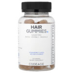 Codeage, Hair Gummies, Strawberry, 60 Gummies
