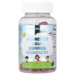Vitamatic, Kids, Magnesium Calm Gummies, Natural Raspberry, 60 Gummies