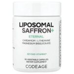 Codeage, Eternal, Liposomal Saffron+, 90 Vegetable Capsules