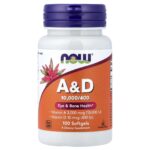 NOW Foods, Vitamin A&D, 100 Softgels