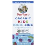 MaryRuth's, Organic Kids Ionic Zinc Liquid Drops, 4+ Years, Berry, 2 fl oz (60 ml)