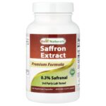 Best Naturals, Saffron Extract, 120 Vegetarian Capsule (88.5 mg per Capsule)