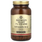 Solgar, Brewer's Yeast, 7 1/2 Grains with Vitamin B12, 250 Tablets