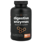 NutraChamps, Digestive Enzymes with Prebiotics & Probiotics, 180 Vegan Capsules