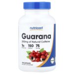 Nutricost, Guarana, 150 Capsules (500 mg per Capsule)