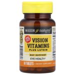 Mason Natural, Vision Vitamins Plus Lutein, 60 Tablets