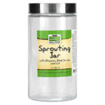 NOW Foods, Sprouting Jar, 1/2 Gallon