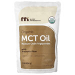 Micro Ingredients, Organic MCT Oil Powder with Prebiotic Fiber, 1 lb (454 g)