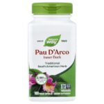 Nature's Way, Pau D'Arco Inner Bark, 180 Vegan Capsules (545 mg per Capsule)