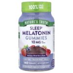 Nature's Truth, Sleep Melatonin Gummies, Mixed Berry, 140 Gummies (5 mg per Gummy)