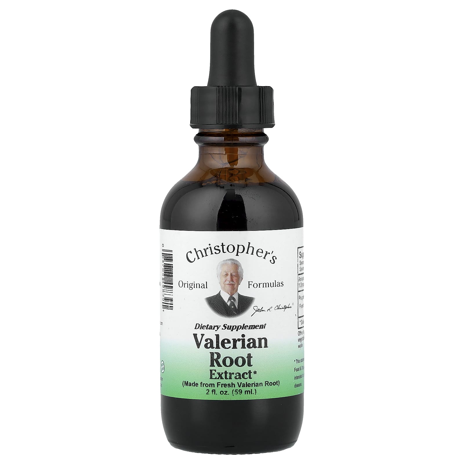 52ca09f62afea0b2 Christopher's Original Formulas, Valerian Root Extract, 2 fl oz (59 ml) - Image 1