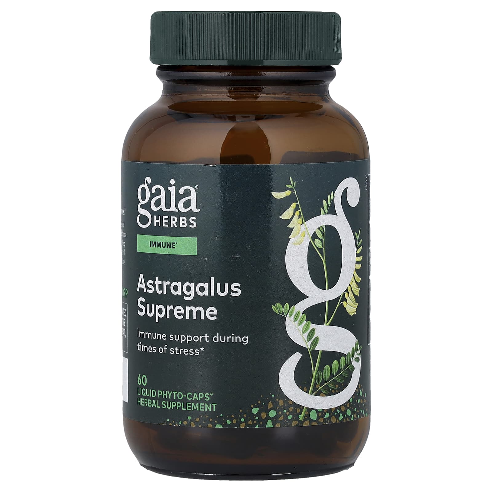 52fe866a743a1784 Gaia Herbs, Astragalus Supreme, 60 Liquid Phyto-Caps® - Image 1