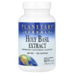Planetary Herbals, Holy Basil Extract, 450 mg, 120 Capsules