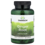 Swanson Vitamins, Ginger Root, Standardized and Whole Herb, 120 Capsules