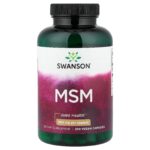 Swanson Vitamins, MSM, 250 Vegan Capsules