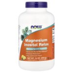 NOW Foods, Magnesium Inositol Relax, Lemonade, 16 oz (454 g)