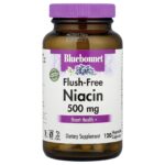 Bluebonnet Nutrition, Flush-Free Niacin, 120 Vegetable Capsules