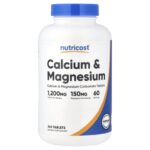 Nutricost, Calcium & Magnesium, 240 Tablets