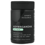 Sports Research, Ashwagandha, Plant-Based, 60 Veggie Softgels (250 mg per Softgel)