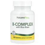 NaturesPlus, B-Complex with Rice Bran, 90 Tablets