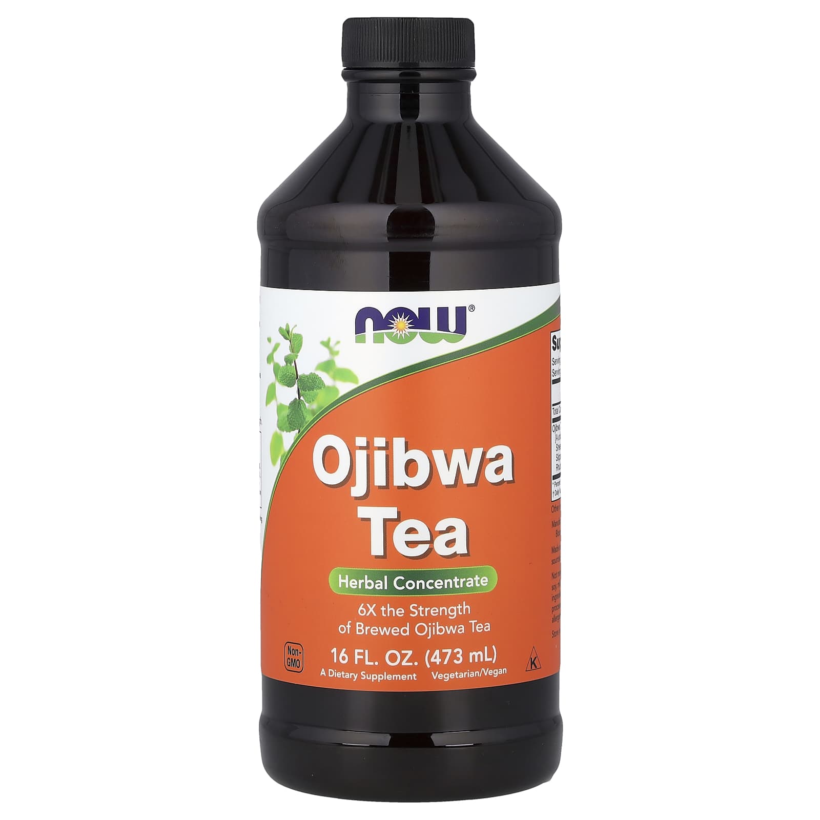 5a672a9a6687ff6b NOW Foods, Ojibwa Tea, 16 fl oz (473 ml) - Image 1