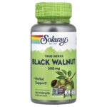 Solaray, True Herbs, Black Walnut, 500 mg, 100 VegCaps